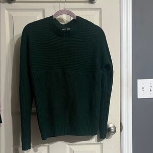 SHEIN Deep Green Crewneck Sweater